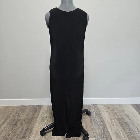 R & M Richards Karen Kwong Vintage 2 Piece Formal Dress Silver Black Women's - Picture 6 of 15